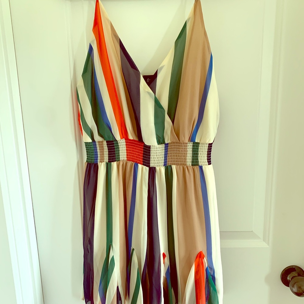 Fabrik Striped Romper - L